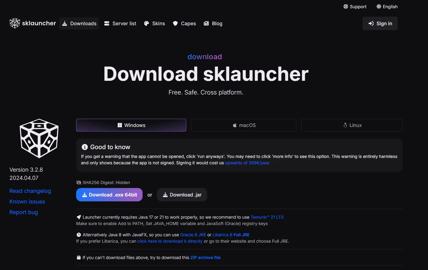 Download SKLauncher