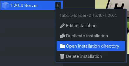 Open SKLauncher Install directory